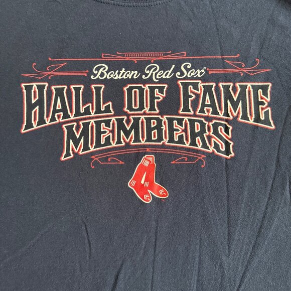 Boston Red Sox Hall Of Fame Members T-Shirt Large Fanatics MLB Navy Short Sleeve - Picture 2 of 4